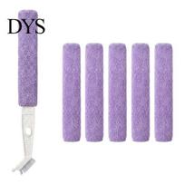 Microfiber Cleaning Tool for Window Blinds Gap Dust Cleaner Brush, with Head And Stiff Bristles, Multi Dual Brush Bristles Purpose Static Dusting Car 1 Set