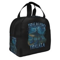 Italian Brainrot Tralalero Tralala Insulated Lunch Bag for Women Resuable Meme Cooler Thermal Bento Box Beach Camping Travel One Size