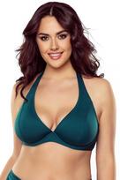 Vivisence Damski Biustonosz Bikini Soft z Fiszbami, Zielony, 80C, Model 3215