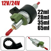 12V/24V Air Diesel Parking Heater Oil Fuel Pump Pulse Meter Pump + Shock Absorption Holder For Webasto Eberspacher 22/28/35/65ml Cover