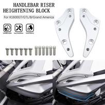 A28G-Motorcycle Handle Bar Riser Clamp Extend Handlebar Heighten Move Backward Base For BMW K1600GT 2016-2017 Grand sidabras
