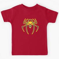 Screaming Spider Skull  Kids T-Shirt 170