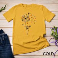 Dandelion Chicken Flower Shirt - Floral Chicken Tree Lover Unisex T-shirt 3 3XL