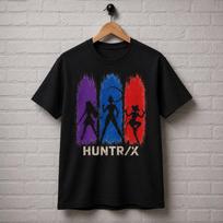 HUNTR/X T-Shirt, KPop Demon Hunters Shirt, Huntrix Rumi Mira Zoey Anime Tee, KPop Fantasy Graphic Shirt M