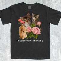Funny Seething WIth Rage Cat Meme Shirt, Funny Meme Shirt, Popular Meme Shirt, Viral Meme Shirt, Offensive Shirt, Cursed Cat Shirt, Y2k Tee M