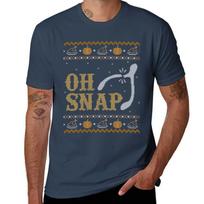 Oh Snap Ugly Thanksgiving Sweater TShirt Lightweight Gym Training TShirt S