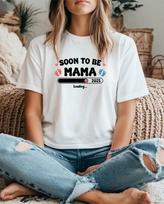 Soon To Be Mama Tshirt Baby Shower Tee New Mom Shirt Gender Reveal Tee S