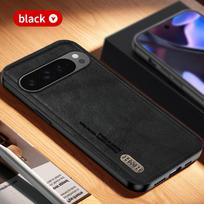prabangus verslo odinis dėklas Google Pixel 9 Pixel 9 Pro XL 9 Pro 9 Pro XL 5G matinis retro odinis automobilinis magnetinis dangtelis objektyvas smūgiams atsparus apsauginis dangtelis For Pixel 9 Pro XL