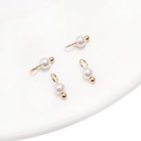 Natūralių gėlavandenių perlų pakabukas „pasidaryk pats“ apyrankėms, vėriniams, papuošalų gamybai Pearl 4x3mm