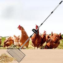Vištų išmatų semtuvas, nuimamas dizainas, nešiojamas, tvirtas, praktiškas mėšlo semtuvas, reguliuojama rankena