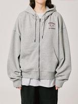 BT21 KOYA BASIC Hoodie Zip-Up 2024 F/W (Melange Oatmeal) M
