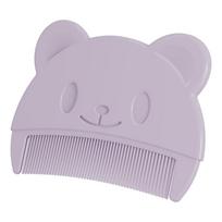 Newborn Hair Comb Fetal Head Dirt Removal Comb Toddler Bathing Comb Newborn Head Massager Combs Infant Grooming Product violetinė