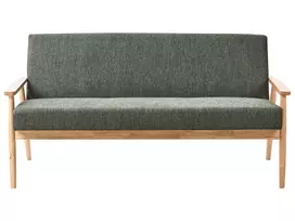 3 vietų sofa ESRUM šviesiai ruda/žalia