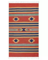 Kiliminis kilimas HATIS spalvotas 80 x 150 cm medvilninis