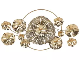 Sienų dekoracija CHROMIUM Metalinė 50 cm Auksinė
