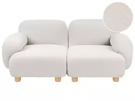 Modulinė 2 vietų sofa AMLI, kreminė balta, Boucle