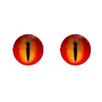 1 Pair Beast Eyes Car Light Sticker 3D Headlight Decals Adhesive Waterproof Automotive Light Decal for Trucks Cars Windows Bumpers Unique Vehicle 1 Pair N