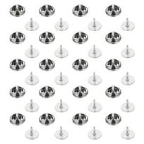 20pcs Metal Pin Backs For Badges Corrosions Proof Sturdy Designs Great For Team Activity Group Event 6mm