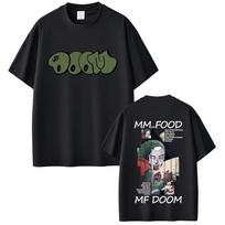 Rapper Mf Doom 100%cotton Men's Shirt Madvillainy Album Graphics Short Sleeved Women's Y2k Hip Hop Streetwear Tshirt - Men's ... S