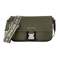 MICHAEL KORS Khai KHAI Brand Logo Letter Sign Regenerated Nylon Shoulder Crossbody Bag Medium Men's Olive Green žalia