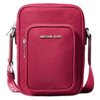 MICHAEL KORS Khai Khai Logo Nylon Crossbody Bag Unisex Couple Raspberry ruda