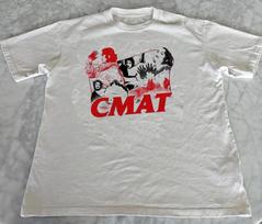 Specialūs CMAT medvilniniai marškinėliai Unisex S-4XL Trumpomis rankovėmis Balti Gerbėjui TT119 M gray