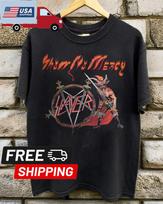 HOT! Slayer Show No Mercy Unisex Black T-shirt Size S-5XL XXXL