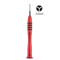 0.6mm 1.5mm 2.0mm Y tipo Triwing atsuktuvas Nintendo, iPhone 7 8 Plus, Samsung Gear S3 išmaniajam laikrodžiui remontuoti red