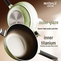 Maibalai 30cm Ceramic Non-stick Wok