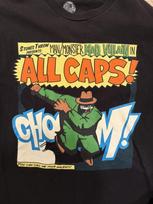 MF Doom Mad Villain All Caps Tee in Black Short Sleeve Unisex Tshirt KH14926 L