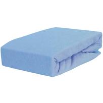 Terry fitted sheet 90x200 blue