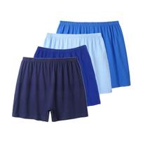 4 vnt. Moteriški medvilniniai apatiniai Motinos laisvos minkštos kelnaitės Kvėpuojantys vienspalviai bokseriai Didelis dydis XL 2XL 3XL 4XL 5XL XL