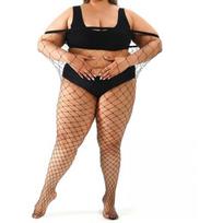 Plus Size Fishnet Tights Stockings Big Mesh Leggings Pantyhose For Women