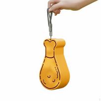 Portable Dog Water Dispenser Watertight Pet Easy to Clean 2in1 Travel oranžinė