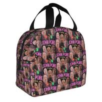 Italian Brainrot John Pork is Calling Insulated Lunch Bag for Work School Funny Meme Waterproof Cooler Thermal Lunch Box One Size