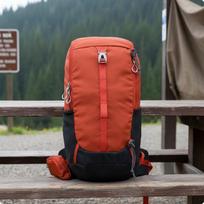 Hiking Backpack Lightweight Trekking Reinforced Stitching Mountaineering Rucksack for Orange