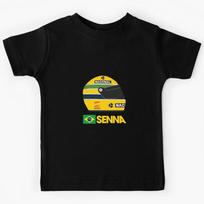 Ayrton senna Kids T-Shirt 110 yellow