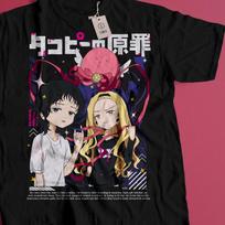 Dark Emotional Anime T-Shirt, Sad Manga Aesthetic Graphic Tee Minimal Grunge Japanese Style Shirt, Underground Otaku Streetwear, Unisex Gift 4XL