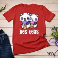 Boba Shirt Women Girls Bes Teas Kawaii Panda Bubble Tea T-Shirt Unisex T-shirt 9 2XL