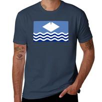 Flag Of The Isle Of Wight Uk Tshirt Basic Casual Wear Short Sleeve Top S
