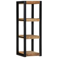 vidaXL Étagère murale 35x35x100 cm bois de manguier brut massif