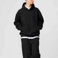 Casual Loose Long Sleeve Hooded Solid Color Pullover Sweatshirt For Men Unisex S juoda