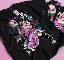 100% cotton TOPS UNISEX TEES MENS WOMENS Nezuko T-Shirt Demon Slayer Kimetsu No Yaiba Anime Mitsuri Kanroji Tee Gift 248 M