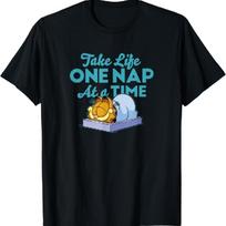 Garfield Take Life One Nap At A Time Garfield T-Shirt S