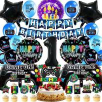 Game Theme Game Controller Aluminum Film Digital Balloon Set for Children's Birthday Party Decoration set 1