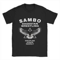 Sambo Men T Shirts  Vintage Tees Short Sleeve Round Collar T-Shirts Cotton Printing Clothes S juoda