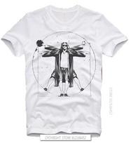 T Shirt The Big Lebowski The Dude Cult Movie Kultfilm Coen Brothers Da Vinci Man Summer Cotton T-Shirts Streetwear - Men's Su... S įvairiaspalvis