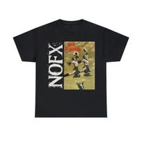 230 Gsm 100% Medvilnė Nofx Marškinėliai Punk In Drublic Rancid Pennywise Face To Face The Vandals Lagwagon Bad Religion Guttermouth Unisex Sunkios Medvilnės Marškinėliai S įvairiaspalvis