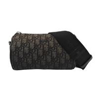[Pre-Owned] Roller Oblique Embroidered Monogram Cylinder Messenger Bag - Fair #1AP0CZX ONE SIZE
