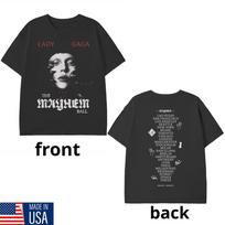 Lady Gaga - The Mayhem Ball Tour Date T-Shirt - Lady Gaga Mayhem Ball Tour Shirt L